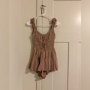 Brown romper